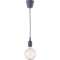 Privatefloor - Deckenlampe mit Schraubgewinde - Pendelleuchte - Axel Grau - pvc, Kunststoff - Grau von PRIVATEFLOOR