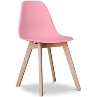 Essensstuhl Denisse Skandinavisches Stil Premium Design Pink - Holz, pp - Pink von PRIVATEFLOOR