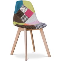 Esszimmerstuhl - Bezogen mit Patchwork - Simona von PRIVATEFLOOR