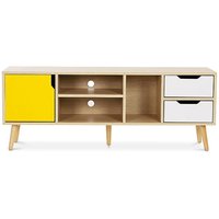 Privatefloor - Holz-TV-Konsole - Skandinavisches Design - Aren von PRIVATEFLOOR
