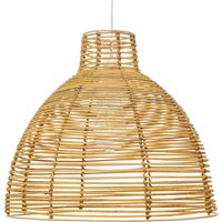 Privatefloor - Rattan-Deckenlampe - Pendelleuchte im Boho-Bali-Design - Can Natural wood - Rattan - Natural wood von PRIVATEFLOOR