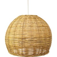 Rattan-Deckenlampe - Boho-Bali-Design-Pendelleuchte - Paon Natural wood - Rattan - Natural wood von PRIVATEFLOOR