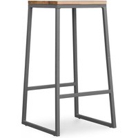 Privatefloor - Hocker im Industriedesign - Holz & Metall - 76cm - Big Boy Dunkelgrau Privatefloor - Hocker im Industriedesign - Holz & Metall - 76cm - Big Boy Dunkelgrau von PRIVATEFLOOR