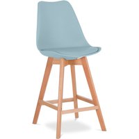 Hocker im skandinavischen Stil - Holzbeine - Denisse Pastellgrün Hocker im skandinavischen Stil - Holzbeine - Denisse Pastellgrün von PRIVATEFLOOR