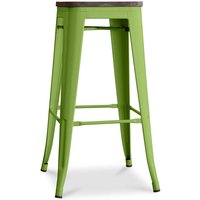 Privatefloor - Industriedesign Barhocker - Holz & Stahl - 76cm - Stylix Light green Privatefloor - Industriedesign Barhocker - Holz & Stahl - 76cm - Stylix Light green von PRIVATEFLOOR