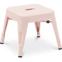 Privatefloor - Kinderstuhl Stylix Industriedesign Metall - Neuauflage Pink - Stahl - Pink von PRIVATEFLOOR