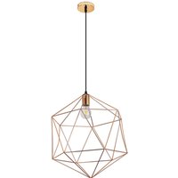 Deckenlampe - Vintage-Design Pendelleuchte - Lara Gold - Metall, Metall - Gold von PRIVATEFLOOR