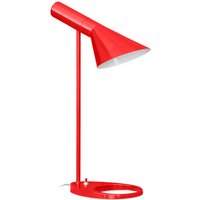 Narn Schreibtischlampe - Stahl Rot - Rostfreier Stahl, Metall - Rot von PRIVATEFLOOR