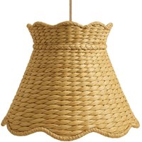 Privatefloor - Rattan-Deckenlampe – Natürliche Hängelampe – Tyna Naturfarben von PRIVATEFLOOR