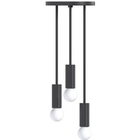 Design-Deckenlampe - Hängeleuchte - 3 Arme - Troy Schwarz von PRIVATEFLOOR