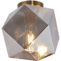 Deckenlampe aus Kristall - Retro-Design-Deckenleuchte - Avo Grau transparent - Glas, Metall - Grau transparent von PRIVATEFLOOR