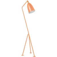 Privatefloor - Stehlampe im Stativ-Design - Wohnzimmerlampe - Hopper Orange - Stahl, Metall - Orange von PRIVATEFLOOR