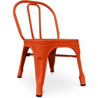 Privatefloor - Stylix Kinderstuhl - Metall Orange - Eisen - Orange von PRIVATEFLOOR