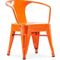 Stylix Kinderstuhl mit Armlehne - Metall Orange - Eisen - Orange von PRIVATEFLOOR