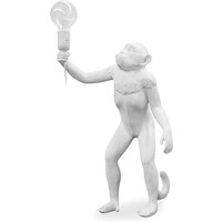 Tischlampe - Affen-Wohnzimmerlampe - Resina Weiß - Harz - Weiß von PRIVATEFLOOR