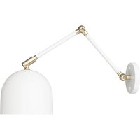 Schreibtischlampe - Wandlampe - Lodf Weiß - Messing, Metall - Weiß von PRIVATEFLOOR