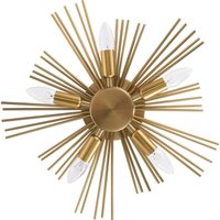 Wandleuchte - Metall-Deckenleuchte - 5 Glühbirnen - Lydia Gold von PRIVATEFLOOR