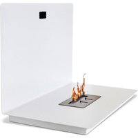 Privatefloor - Wandmontierter Ethanol-Kamin - Alon Weiß von PRIVATEFLOOR