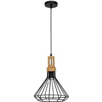 Privatefloor - Retro-Deckenlampe - Design-Pendelleuchte - Vilma Schwarz von PRIVATEFLOOR