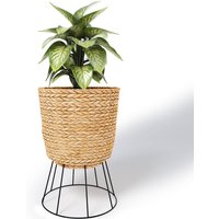 Privatefloor - Runder Bodenpflanztopf - Boho-Stil - 46 cm - Firna Naturfarben Privatefloor - Runder Bodenpflanztopf - Boho-Stil - 46 cm - Firna Naturfarben von PRIVATEFLOOR