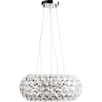 Deckenlampe - Kristallglas Kugel Pendelleuchte - 35cm - Savoni Transparent - Acryl, Kunststoff - Transparent von PRIVATEFLOOR
