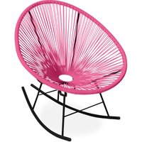 Gartenstuhl - Garten-Schaukelstuhl - Neuauflage - Acapulco Pink von PRIVATEFLOOR