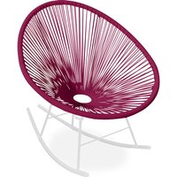 Außenstuhl - Gartenstuhl - Schaukelstuhl - New Edition - Acapulco Purple von PRIVATEFLOOR