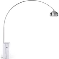 Stehlampe mit Marmorsockel - Wohnzimmerlampe - Bow Weiß Stehlampe mit Marmorsockel - Wohnzimmerlampe - Bow Weiß von PRIVATEFLOOR