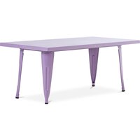 Privatefloor - Stylix Kindertisch 120 cm - Metall Purple - Eisen - Purple von PRIVATEFLOOR