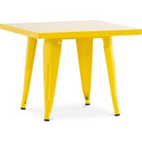 Stylix Kindertisch 60 cm - Metall Gelb - Eisen - Gelb von PRIVATEFLOOR