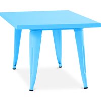 Privatefloor - Stylix Kindertisch 60 cm - Metall Turquoise - Eisen - Turquoise von PRIVATEFLOOR