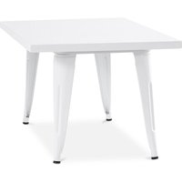 Privatefloor - Stylix Kindertisch 60 cm - Metall Weiß - Eisen - Weiß von PRIVATEFLOOR