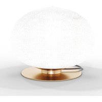 Tischlampe - Designer-Wohnzimmerlampe - Kristallkugel - Bale Gold - Glas, Messing - Gold von PRIVATEFLOOR