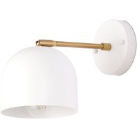 Privatefloor - Wandlampe - Metall - Bleni Weiß - Messing, Metall - Weiß von PRIVATEFLOOR