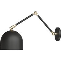 Schreibtischlampe - Wandlampe - Lodf Schwarz - Messing, Metall - Schwarz von PRIVATEFLOOR