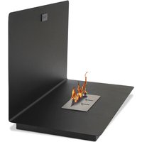 Wandmontierter Ethanol-Kamin - Alon Glänzend schwarz von PRIVATEFLOOR