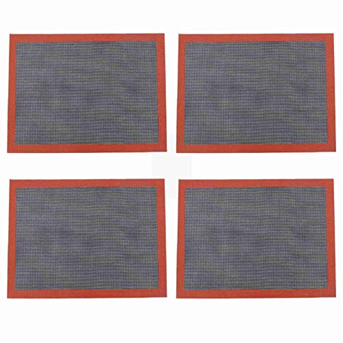 PRIZOM 4X Perforierte Silikon Back Matte Anti Haft Back Ofen Zwischen Lage für Kekse/Brot/Makronen/Kekse KüChen Helfer von PRIZOM