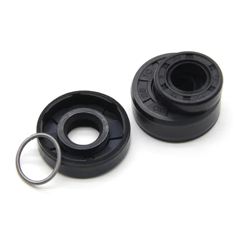 Hardware-Armaturen 2/5 Stück NBR-Öldichtung ID 10 mm TC-10 * 17/18/19/20/22/25/26 * 5/7/8/10 mm Nitrilkautschukwelle Doppellippen-Öldichtungen Dichtungsscheibe(2pcs,10x22x8mm) von PRNDKYQZ