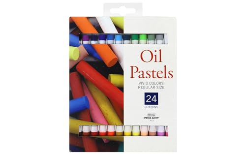 Pro Art Ölpastell-Set, 24 Farben, sortiert von PRO ART