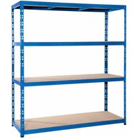 Pro-Bau-Tec Weitspannsteckregal 350kg Tragkraft 160cm breit Pro-Bau-Tec Weitspannsteckregal 350kg Tragkraft 160cm breit von PRO-BAU-TEC