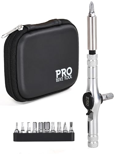 PRO BIKE TOOL Schraubendreher-Set - Multifunktions-Fahrradwerkzeug - Schwarz - Skateboard Werkzeug - Metall-Stahl, ergonomischer Griff, 3-Wege-Design - 9,5x2x7,5 cm von PRO BIKE TOOL
