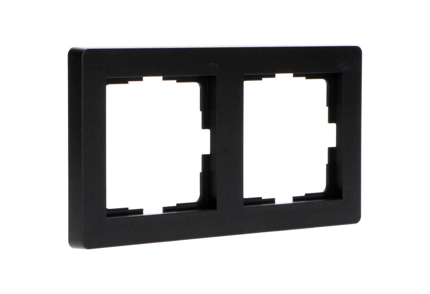 PRO Charge Schalter 2900146 Abdeckrahmen, 2-fach schwarz matt für USB-Steckdose PRO Charge Schalter 2900146 Abdeckrahmen, 2-fach schwarz matt für USB-Steckdose von PRO Charge