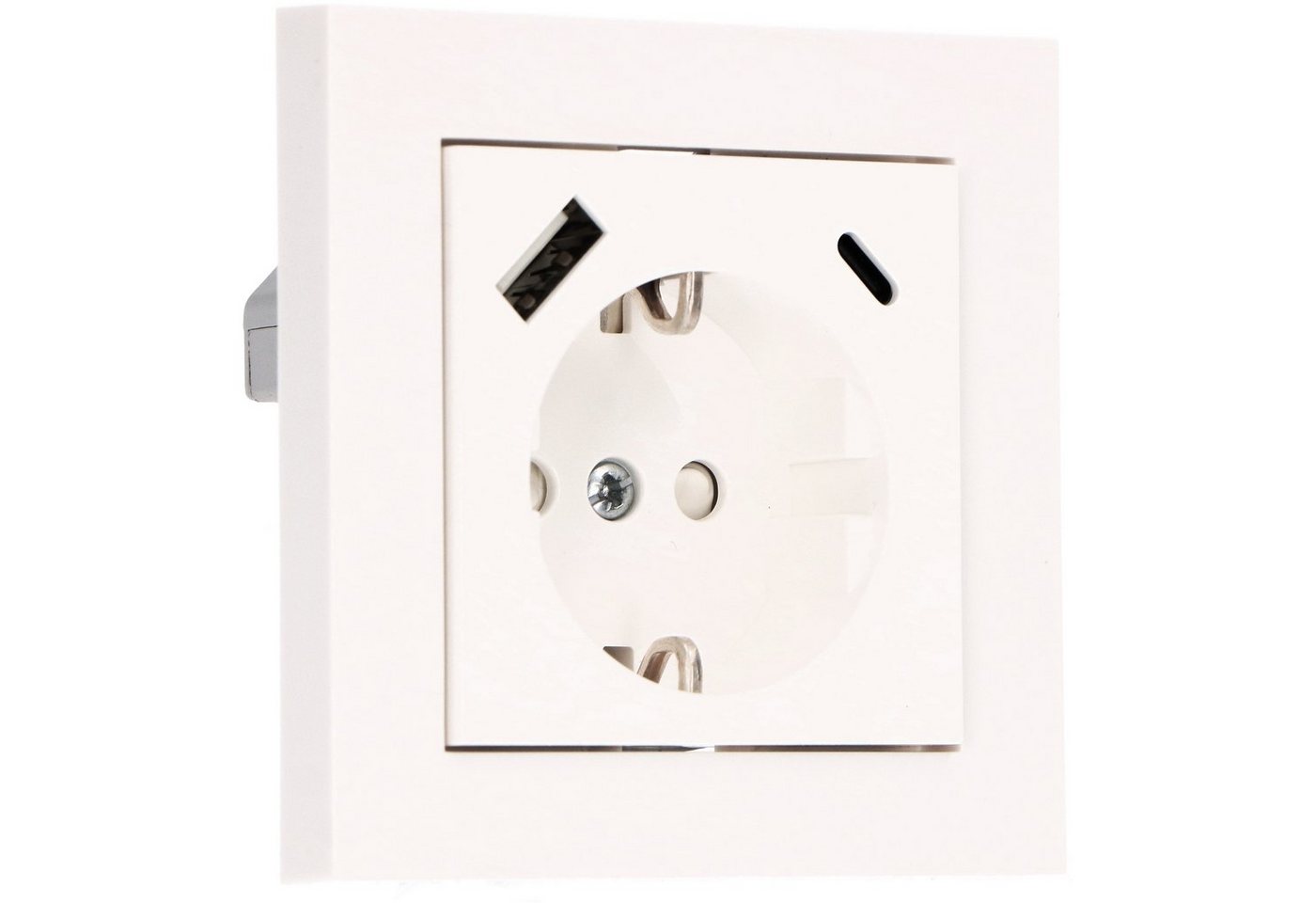 PRO Charge Steckdose 2900137 Unterputz-Steckdose, mit Ladefunktion USB-C und USB-A weiß max. 3,4A PRO Charge Steckdose 2900137 Unterputz-Steckdose, mit Ladefunktion USB-C und USB-A weiß max. 3,4A von PRO Charge