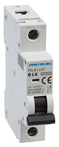 MCB einpolig, 16 A B Curve MCB einpolig, 16 A B Curve von PRO-ELEC