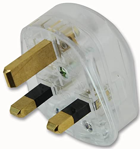 PRO-ELEC ? Transparent Netzstecker, 13 A Sicherung von PRO-ELEC