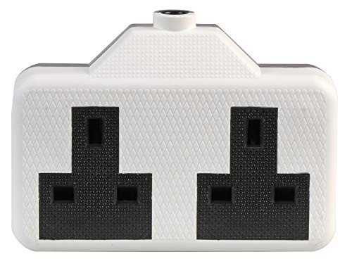 Pro Elec Gummierte 2-fach Verlängerungssteckdose 13A weiß 0139-W Pro Elec Gummierte 2-fach Verlängerungssteckdose 13A weiß 0139-W von PRO-ELEC