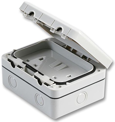 Pro Elec P9098 2-fach IP66 Außensteckdose mit Schalter von PRO-ELEC
