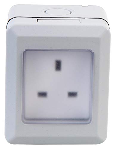 Pro Elec PEL00886 Steckdose, 1-fach, wetterfest, IP55 von PRO-ELEC