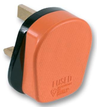 Pro Elec PLUGTOP Gummifuß, 13 A, Orange von PRO-ELEC