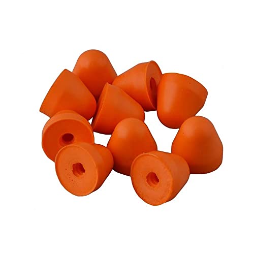PRO FIT Proflex Ersatz-Gehörschutzstöpsel – Ohrstöpsel für den Gehörschutzbügel Proflex 24, Lärmschutz, Earplugs zur Geräuschdämmung - Orange, 10 Paar von PRO FIT